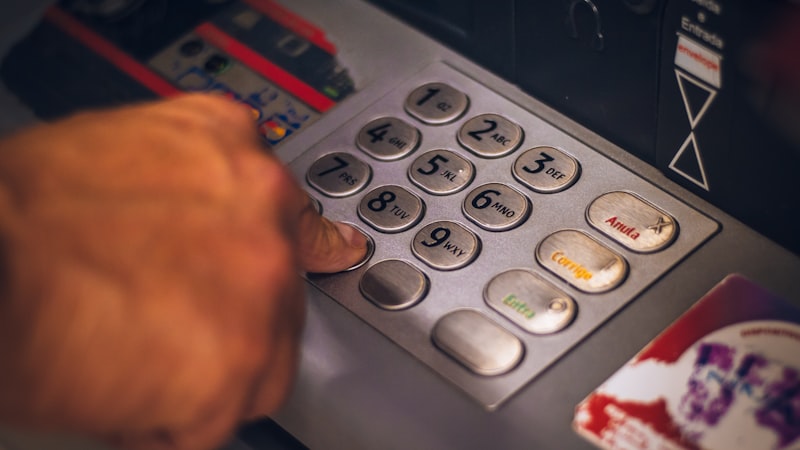 ATM machine in Germany for banking